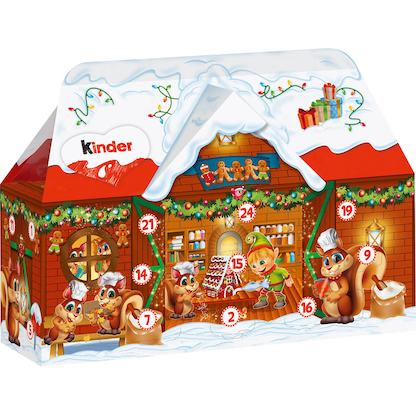 Artikelbild 2 für kinder Adventshaus 3D Adventskalender 24 St./234,0 g, Artikelnummer 552289