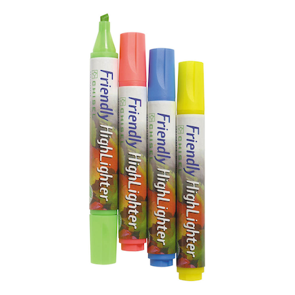 Artikelbild 23 für BALLOGRAF® Friendly Medium Textmarker farbsortiert, 4 St., Artikelnummer 164669