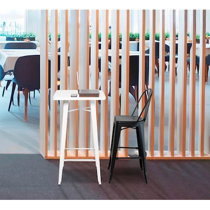 Artikelbild 4 für meet powered by PAPERFLOW URBAN Stehtisch Stahl weiß 60,0 x 60,0 x 108,0 cm, Artikelnummer 521662