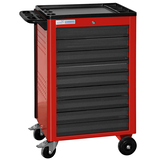 Artikelbild 1 für ADB Basic Werkstattwagen rot 9 Schubladen, Artikelnummer 204154
