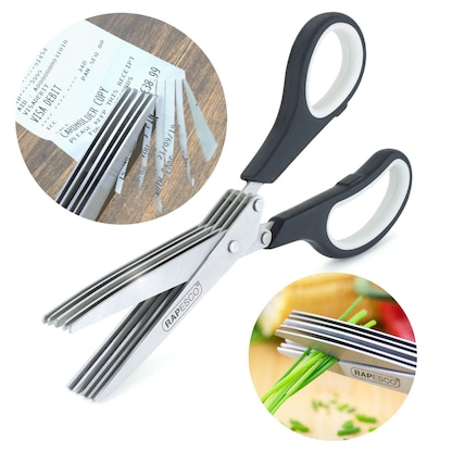 Artikelbild 2 für RAPESCO® Kräuterschere Papierschredder- und Kräuterschere schwarz-grau 20,0 cm, Artikelnummer 383127