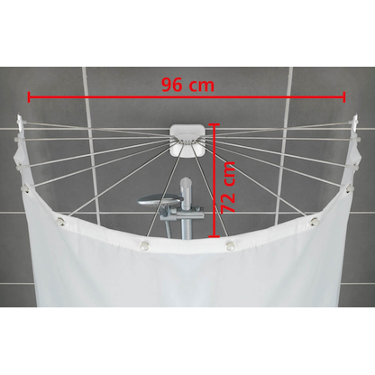 Artikelbild 2 für WENKO Metall Duschschirm, Artikelnummer 803342