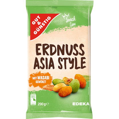 Artikelbild für GUT&GÜNSTIG Erdnuss-Asia-Mix Erdnüsse 200,0 g, Artikelnummer 989778