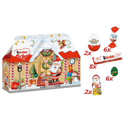Artikelbild 3 für kinder Adventshaus 3D Adventskalender 24 St./234,0 g, Artikelnummer 552289