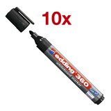 Artikelbild 1 für edding 360 Whiteboard-Marker schwarz 1,5 - 3,0 mm, 10 St., Artikelnummer 542977