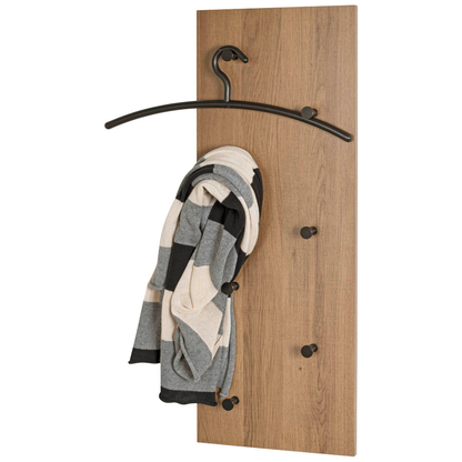 Artikelbild 7 für HAKU Möbel Wandgarderobe 37142 eiche Holz 7 Haken 80,0 x 30,0 cm, Artikelnummer 965436