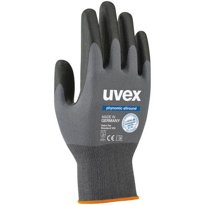 Artikelbild 1 für uvex unisex Arbeitshandschuhe phynomic allround grau Größe 8, 1 Paar, Artikelnummer 293237