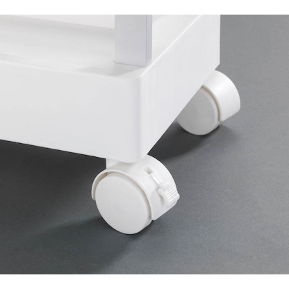 Artikelbild 5 für WENKO Nischenwagen Mino weiß 18,0 x 45,0 x 80,0 cm, Artikelnummer 811154