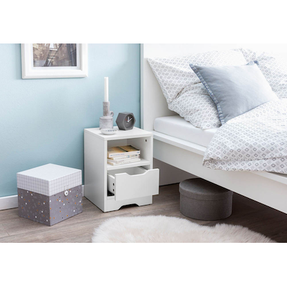 Artikelbild 9 für WOHNLING Nachttisch weiß 31,0 x 31,0 x 43,0 cm, Artikelnummer 907263