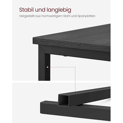 Artikelbild 10 für VASAGLE Beistelltisch anthrazit 35,0 x 60,0 x 61,0 cm, Artikelnummer 291159