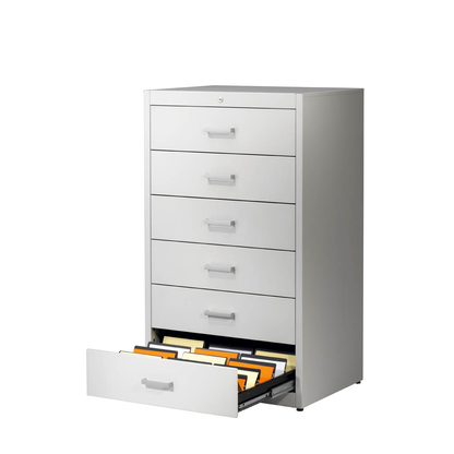 Artikelbild 5 für mauser client entry Karteischrank lichtgrau 6 Schubladen 80,0 x 60,0 x 135,0 cm, Artikelnummer 259426