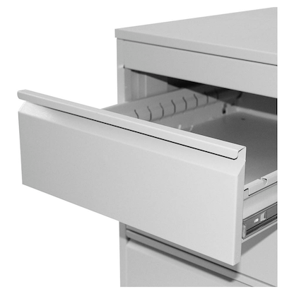 Artikelbild 5 für SZ Metall Rollcontainer lichtgrau 3 Auszüge 46,0 x 60,0 x 60,0 cm, Artikelnummer 421089