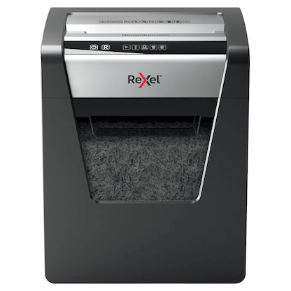 Artikelbild 13 für Rexel Momentum M510 Aktenvernichter mit Partikelschnitt P-5, 2 x 15 mm, bis 10 Blatt, schwarz, Artikelnummer 643751