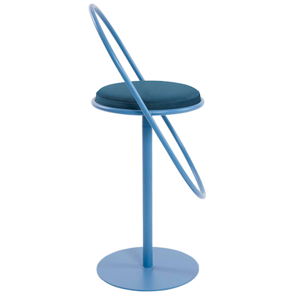 Artikelbild 4 für meet powered by PAPERFLOW Barhocker SATURNE THSATSC.06.06 blau Kunstleder, Artikelnummer 231128