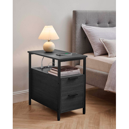 Artikelbild 3 für VASAGLE Beistelltisch anthrazit 35,0 x 60,0 x 61,0 cm, Artikelnummer 291159