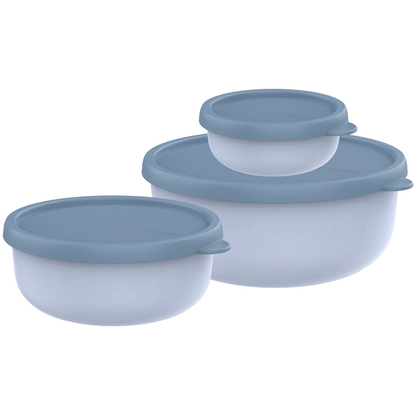 Artikelbild für MEPAL Frischhaltedosen-Set Lumina 2.0 blau 0,25/0,75/1,5 l, 1 Set, Artikelnummer 547009
