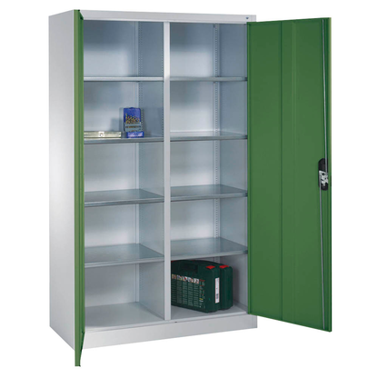 Artikelbild für CP Metallschrank 8931-311 S10126 lichtgrau, rededagrün 120,0 x 50,0 x 195,0 cm, aufgebaut, Artikelnummer 416089