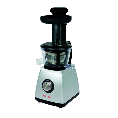 Artikelbild 1 für Girmi Slow Juicer Entsafter silber/schwarz 400 Watt, Artikelnummer 152159