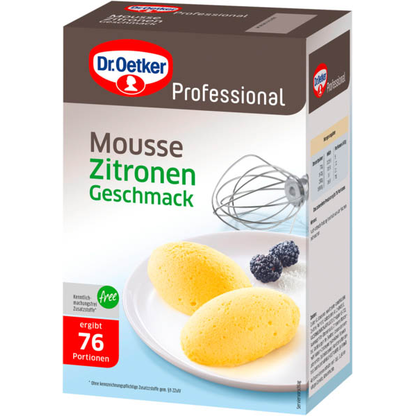 Artikelbild für Dr. Oetker Mousse Zitrone 1,0 kg, Artikelnummer 576866