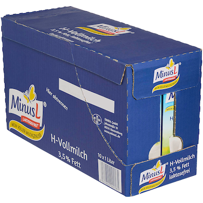 Artikelbild 5 für MinusL® H-Vollmilch laktosefreie Milch 3,5 % 10x 1,0 l, Artikelnummer 618383