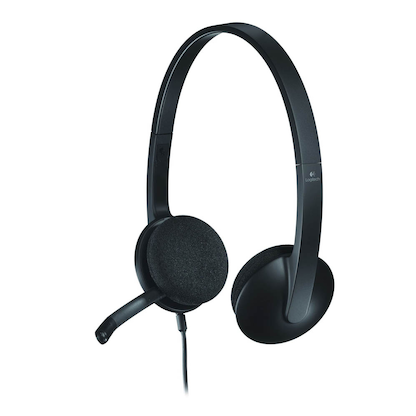 Artikelbild 3 für Logitech H340 USB-Headset schwarz, Artikelnummer 486528