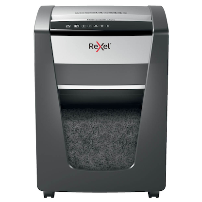 Artikelbild 2 für Rexel Momentum M515 Aktenvernichter mit Partikelschnitt P-5, 2 x 15 mm, bis 15 Blatt, schwarz, Artikelnummer 643770