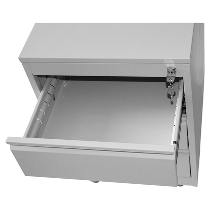 Artikelbild 6 für SZ Metall Rollcontainer lichtgrau 3 Auszüge 46,0 x 60,0 x 60,0 cm, Artikelnummer 421089