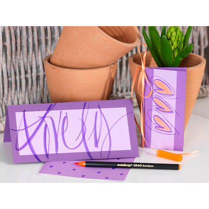 Artikelbild 3 für edding Starter Set 1340 Brush-Pens farbsortiert, 1 Pack, Artikelnummer 147452