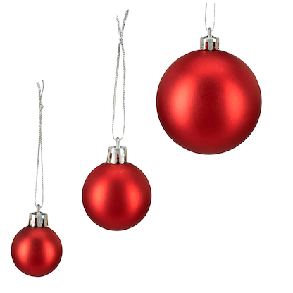 Artikelbild 4 für 100 relaxdays Weihnachtskugeln, Artikelnummer 362034