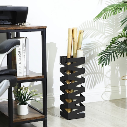 Artikelbild 8 für SONGMICS Schirmständer LUC16B schwarz, Metall, Artikelnummer 439579