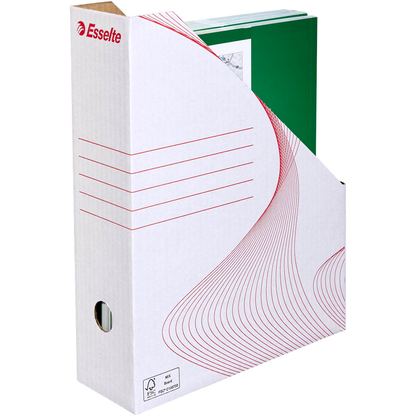 Artikelbild 3 für 25 Esselte Archiv-Stehsammler weiß, Artikelnummer 515076