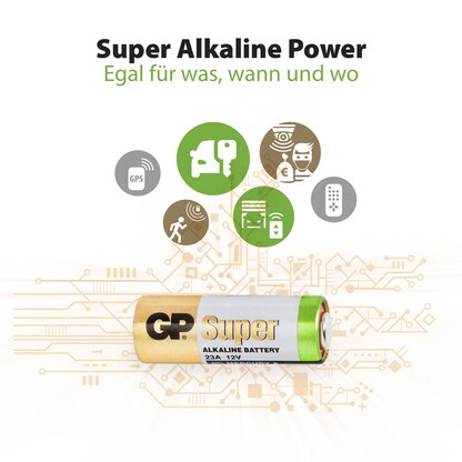 Artikelbild 5 für 5 GP Batterien V 23 GA Fotobatterie 12,0 V, Artikelnummer 676411