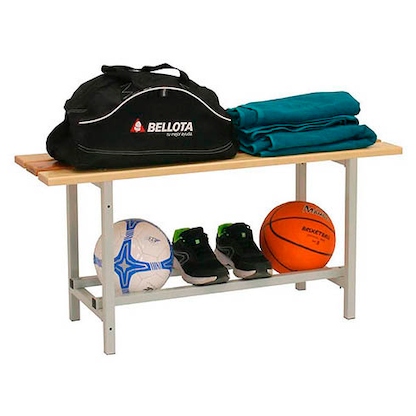 Artikelbild 3 für Simonrack Garderobenbank mit Schuhrost SIMONLOCKER 8435104936436 braun, grau Metall 100,0 cm, Artikelnummer 980084