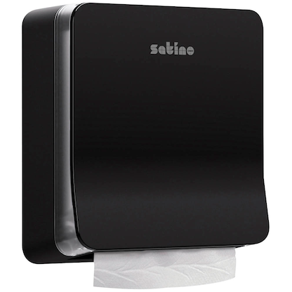 Artikelbild für Satino Papierhandtuchspender HYGINITY S PT3 System 333403 schwarz Kunststoff, Artikelnummer 663173