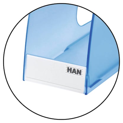 Artikelbild 2 für 10 HAN Beschriftungsschilder mit Clip transparent, Artikelnummer 331421