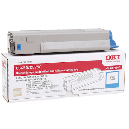 Artikelbild 5 für OKI 43872307 cyan Toner, Artikelnummer 101006