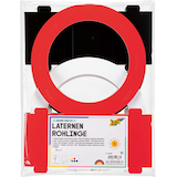 Artikelbild 1 für folia Bastelset Laternenrohling rund sortiert gelb/rot/grün/blau/schwarz, Artikelnummer 130908