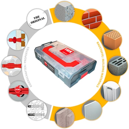 Artikelbild 6 für TOX L-BOXX TRI Micro Allround 094901201 Dübel- und Schrauben-Sortiment, 280-teilig, Artikelnummer 560031