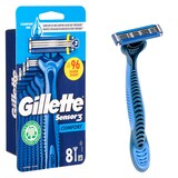 Artikelbild 1 für Gillette Sensor3 COMFORT Einwegrasierer 8 St., Artikelnummer 653539