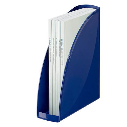 Artikelbild 4 für 4 ELBA Stehsammler wave 400091710 blau Kunststoff, DIN A4, Artikelnummer 387030