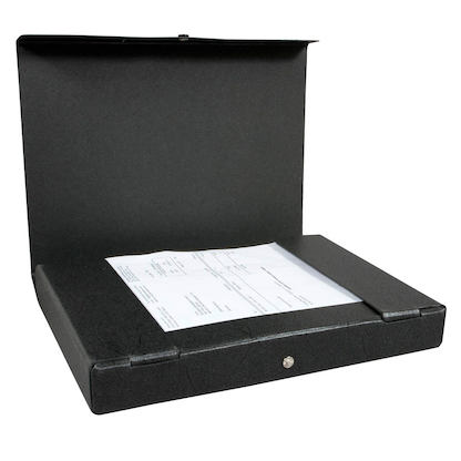 Artikelbild für ELBA Heftbox 4,5 cm schwarz marmoriert, 1 St., Artikelnummer 111955