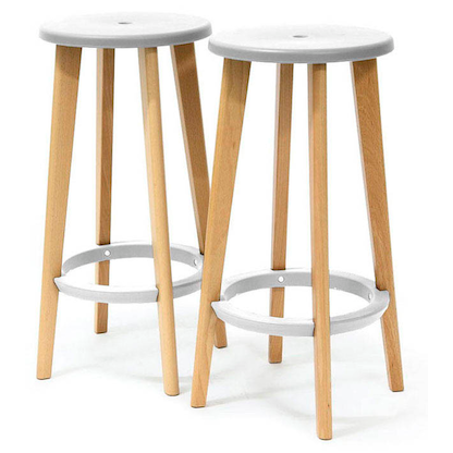 Artikelbild 13 für 2 meet powered by PAPERFLOW Barhocker Woody THWOOD.23.13 weiß, Artikelnummer 546871