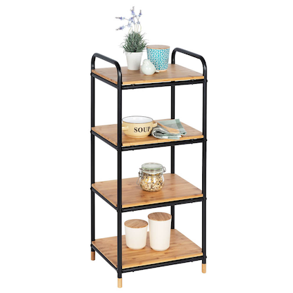 Artikelbild 5 für WENKO Beistellregal Loft braun, schwarz 42,0 x 33,5 x 94,5 cm, 1 St., Artikelnummer 530901