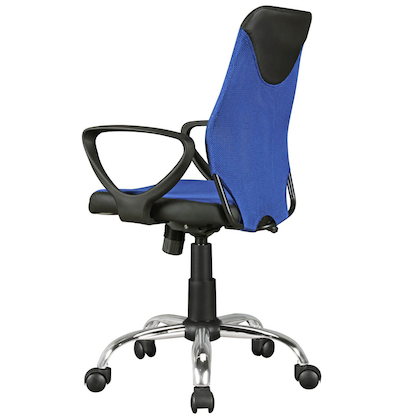 Artikelbild 3 für AMSTYLE Kinderdrehstuhl, SPM1.357 Stoff blau, Gestell silber, Artikelnummer 905663