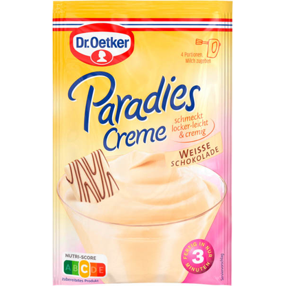 Artikelbild 7 für Dr. Oetker Paradies Creme Weisse Schokolade 70,0 g, Artikelnummer 576757