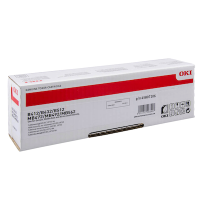 Artikelbild 2 für OKI 45807106 schwarz Toner, Artikelnummer 149839