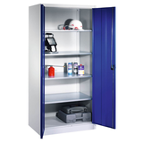 Artikelbild 1 für CP Metallschrank 8922-00 S10550 lichtgrau, enzianblau 93,0 x 60,0 x 195,0 cm, aufgebaut, Artikelnummer 415531