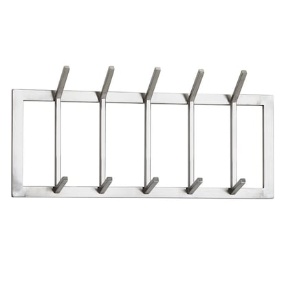 Artikelbild 6 für WOHNLING Wandgarderobe WL6.443 silber Metall 10 Haken 65,0 x 30,0 cm, Artikelnummer 910081