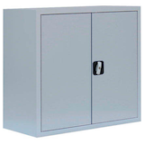 Artikelbild 1 für LÜLLMANN Metallschrank 530300 lichtgrau 80,0 x 38,3 x 75,0 cm, aufgebaut, Artikelnummer 182349