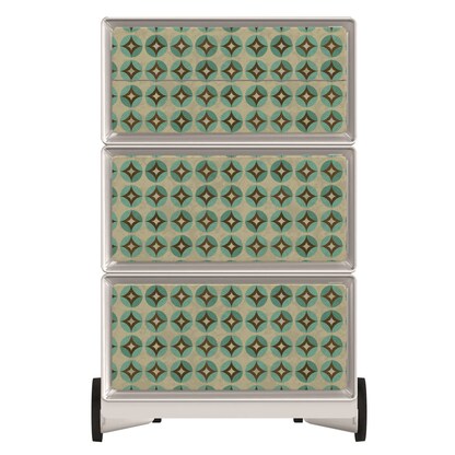 Artikelbild 3 für PAPERFLOW easyBox Vintage Rollcontainer weiß, bunt 4 Auszüge 39,0 x 43,6 x 64,2 cm, Artikelnummer 214707